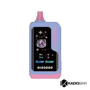 Blueberry Watermelon Kado Bar NI40K Ice + Nic Control Disposable Vape