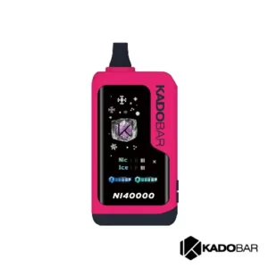 Cherry Hard Popz Kado Bar NI40K Ice + Nic Control Disposable Vape