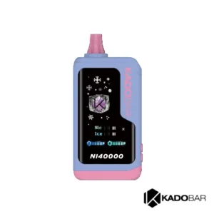 Grape Ice Kado Bar NI40K Ice + Nic Control Disposable Vape