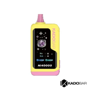 Strawberry Banana Kado Bar NI40K Ice + Nic Control Disposable Vape