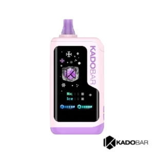 Strawberry Cream Snow Cone Kado Bar NI40K Ice + Nic Control Disposable Vape