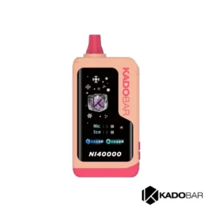 Peach Jam Kado Bar NI40K Ice+ Nic Control Disposable Vape