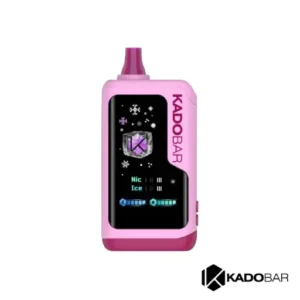 Iced Blackberry Pop Kado Bar NI40K Ice+ Nic Control Disposable Vape