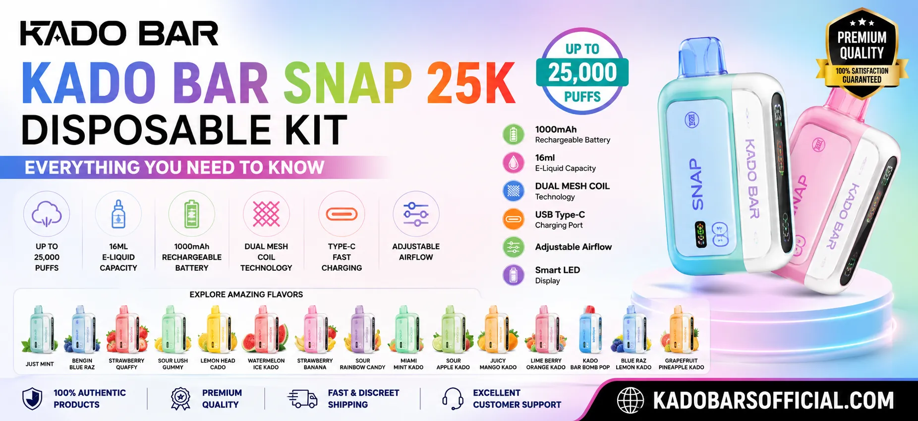 Kado Bar Snap 25K Disposable Kit - Everything You Need to Know